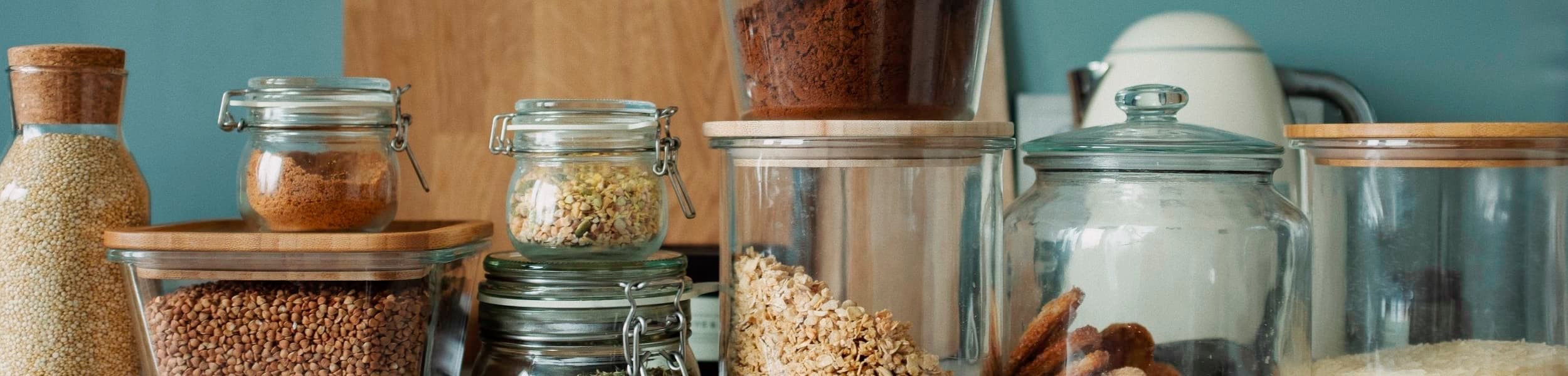 professionally organised kitchen counter